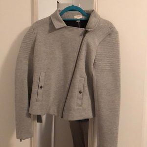 J. Crew Moto style jacket in heather grey